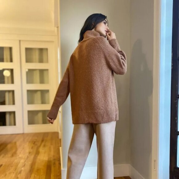Aritzia The Group by Babaton 100% Alpaca Day Off Turtleneck Sweater - Picture 2 of 10